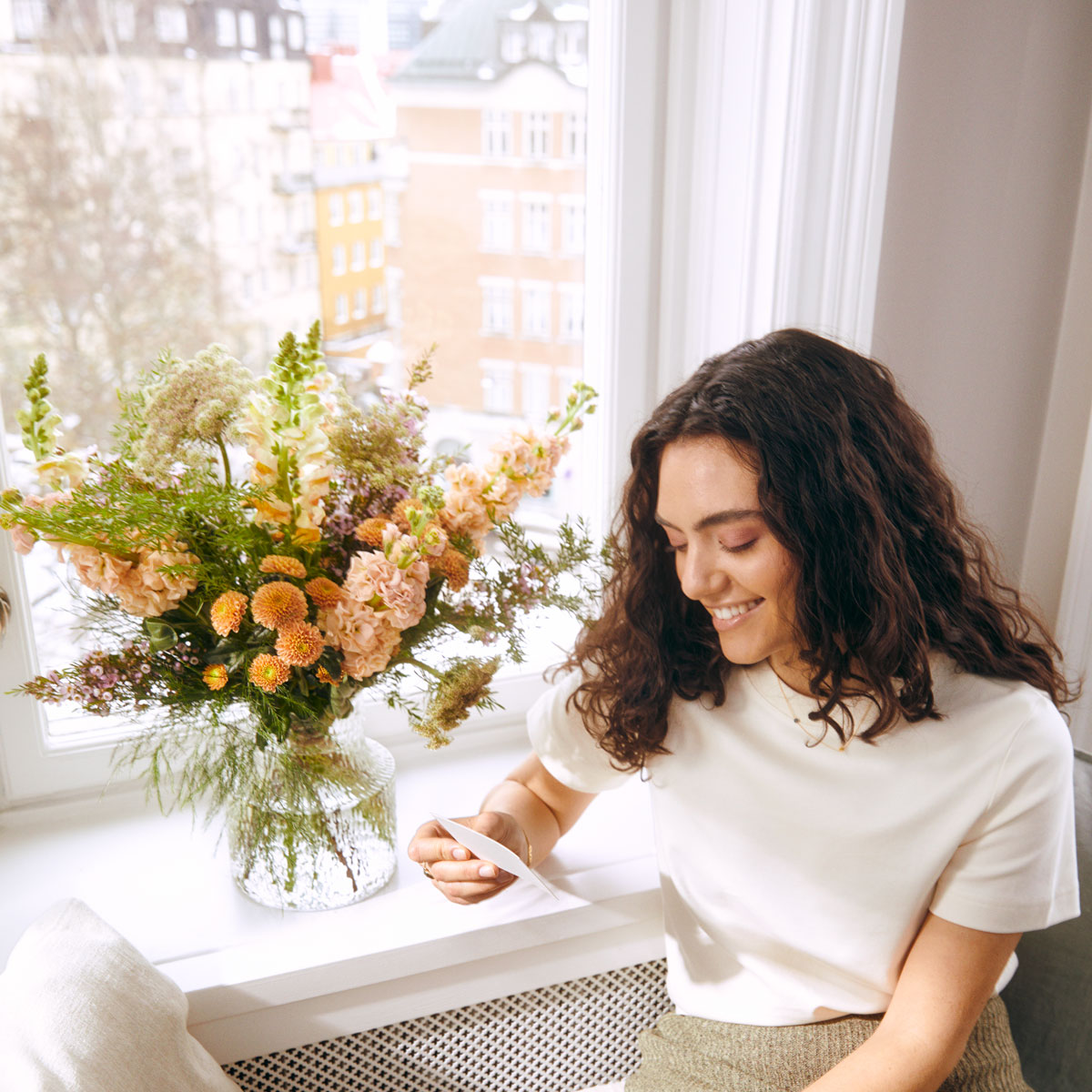 Gratulera med blommor